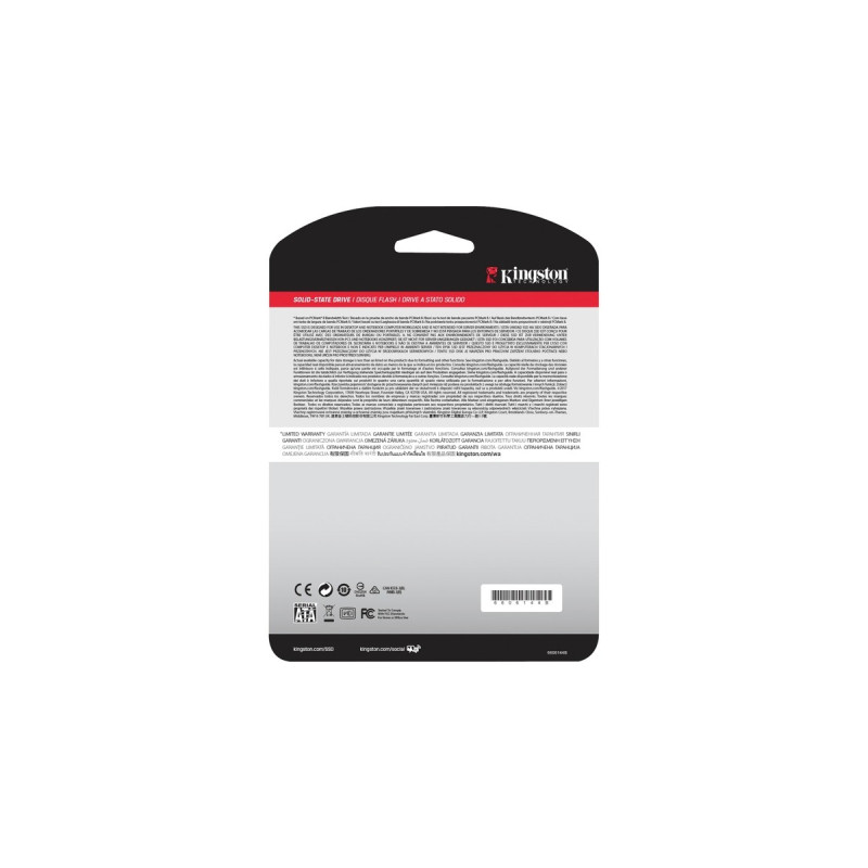Kingston A400 960 GB, SSD(SATA 6 Gb/s, 2,5