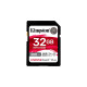 Kingston Canvas React Plus 32 GB SDHC, Speicherkarte(schwarz, UHS-II U3, Class 10, V90)