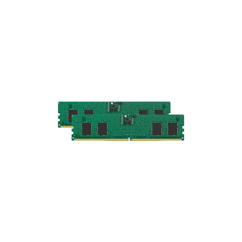 Kingston DIMM 16 GB DDR5-4800 (2x 8 GB) Dual-Kit, Arbeitsspeicher(grün, KVR48U40BS6K2-16, Value RAM)