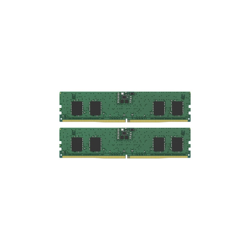 Kingston DIMM 16 GB DDR5-5600 (2x 8 GB) Dual-Kit, Arbeitsspeicher(grün, KVR56U46BS6K2-16, ValueRAM)
