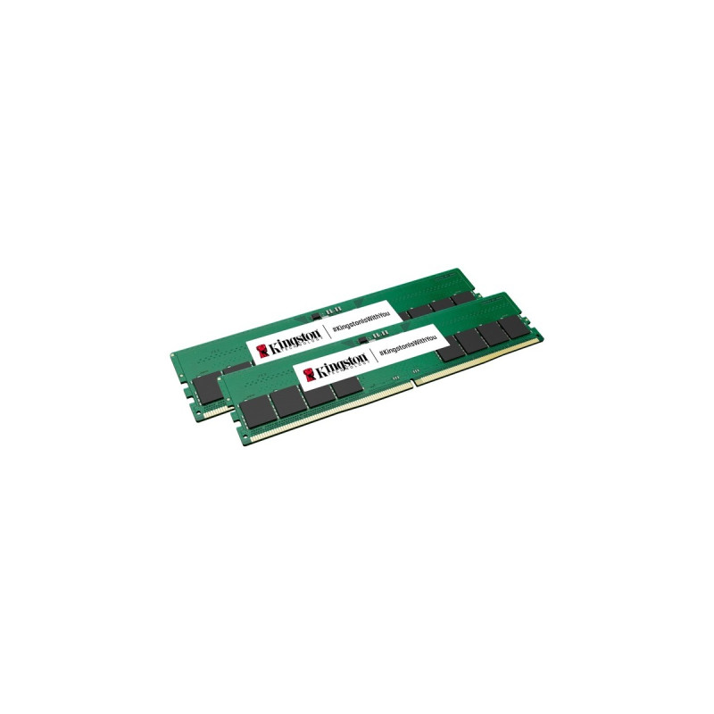 Kingston DIMM 64 GB DDR5-5600 (2x 32 GB) Dual-Kit, Arbeitsspeicher(grün, KVR56U46BD8K2-64, ValueRAM)