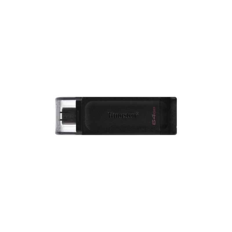 Kingston DataTraveler 70 64 GB, USB-Stick(schwarz, USB-C 3.2 (5 Gbit/s))