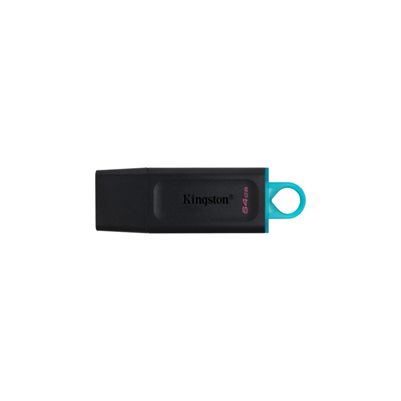 Kingston DataTraveler Exodia 64 GB, USB-Stick(schwarz/türkis, USB-A 3.2 Gen 1)