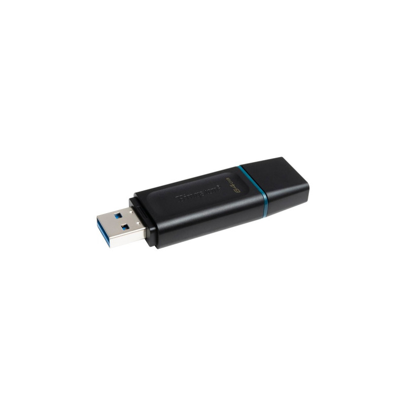 Kingston DataTraveler Exodia 64 GB, USB-Stick(schwarz/türkis, USB-A 3.2 Gen 1)
