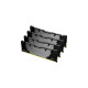 Kingston FURY DIMM 128 GB DDR4-3600 (4x 32 GB) Quad-Kit, Arbeitsspeicher(schwarz, KF436C18RB2K4/128, Renegade, INTEL XMP)
