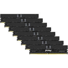 Kingston FURY DIMM 128 GB DDR5-6400 (8x 16 GB) Octa-Kit, Arbeitsspeicher(schwarz, KF564R32RBK8-128, Renegade Pro, INTEL XMP)