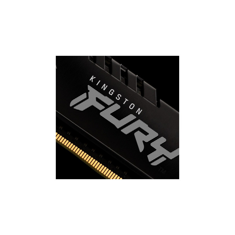 Kingston FURY DIMM 16 GB DDR4-3600 (2x 8 GB) Dual-Kit, Arbeitsspeicher(schwarz, KF436C17BBK2/16, Beast, INTEL XMP)