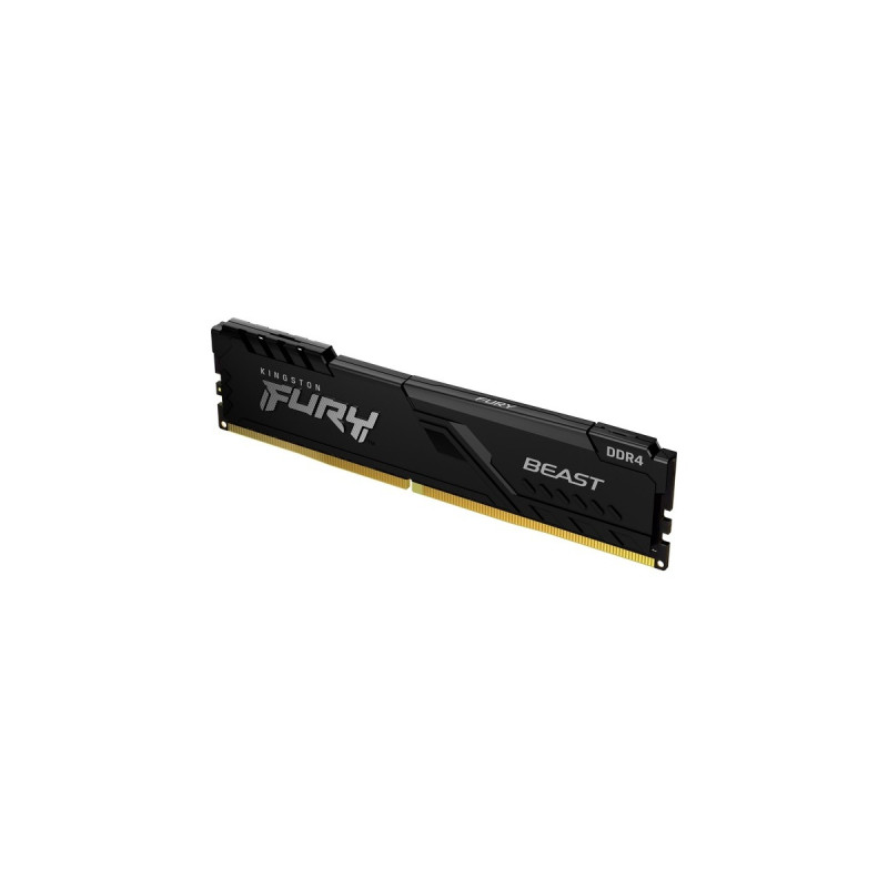 Kingston FURY DIMM 16 GB DDR4-3600, Arbeitsspeicher(schwarz, KF436C18BB/16, Beast, INTEL XMP)