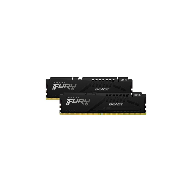 Kingston FURY DIMM 16 GB DDR5-5600 (2x 8 GB) Dual-Kit, Arbeitsspeicher(schwarz, KF556C36BBEK2-16, Beast, AMD EXPO)