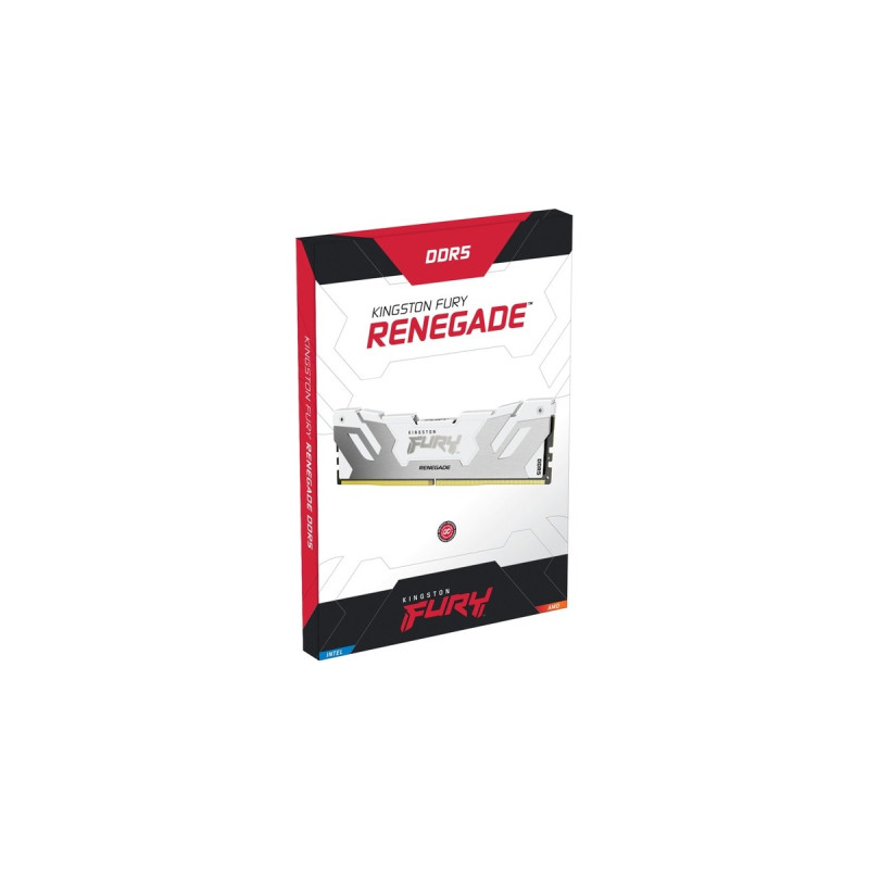 Kingston FURY DIMM 16 GB DDR5-6800, Arbeitsspeicher(weiß, KF568C36RW-16, Renegade, INTEL XMP)