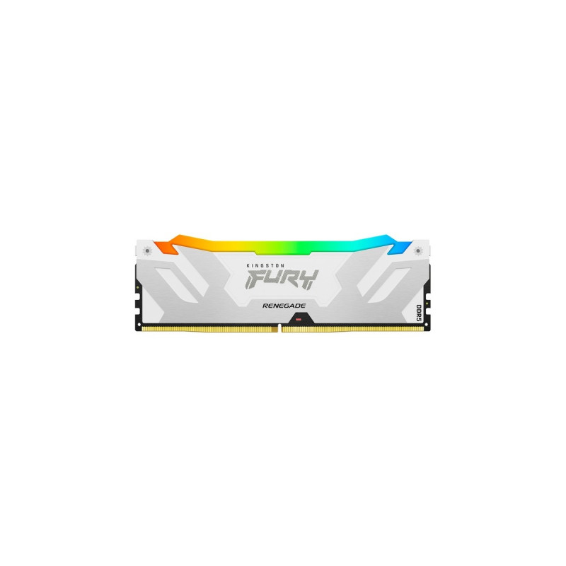 Kingston FURY DIMM 16 GB DDR5-6800, Arbeitsspeicher(weiß, KF568C36RWA-16, Renegade RGB, INTEL XMP)
