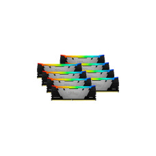 Kingston FURY DIMM 256 GB DDR4-3200 (8x 32 GB) Octo-Kit, Arbeitsspeicher(schwarz, KF432C16RB2AK8/256, Renegade RGB, INTEL XMP)