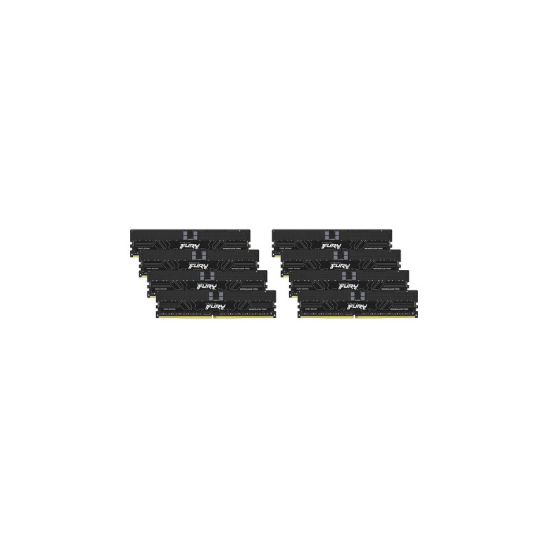 Kingston FURY DIMM 256 GB DDR5-4800 (8x 32 GB) Octo-Kit, Arbeitsspeicher(schwarz, KF548R36RBK8-256, Renegade PRO, INTEL XMP)