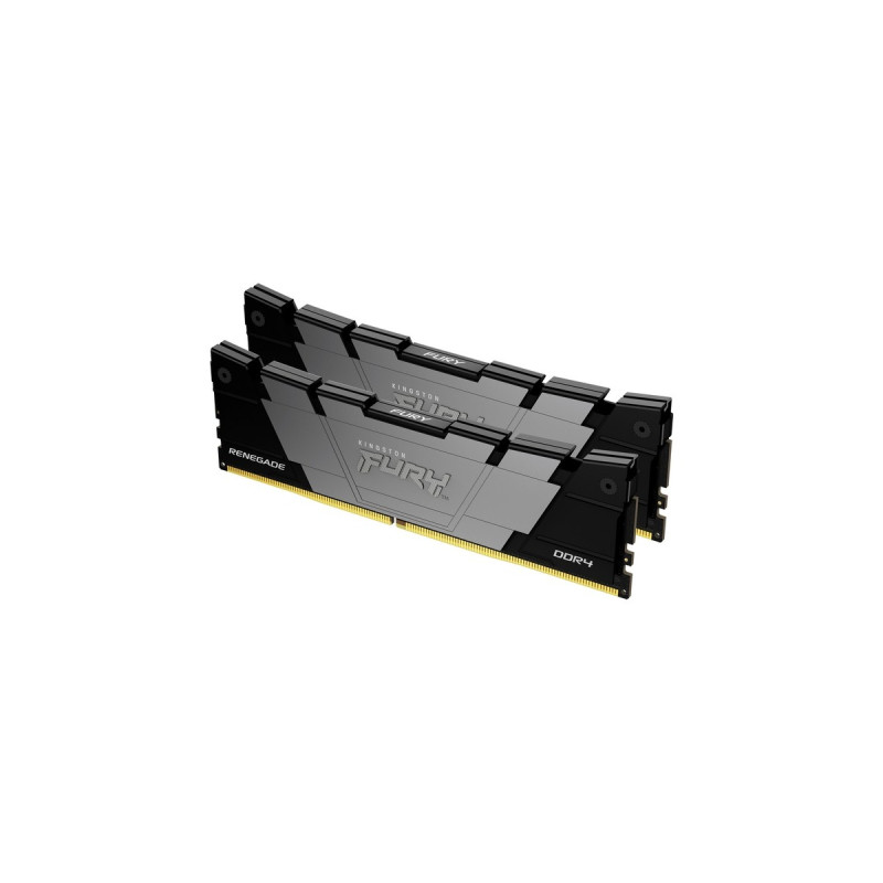 Kingston FURY DIMM 32 GB DDR4-4000 (2x 16 GB) Dual-Kit, Arbeitsspeicher(schwarz, KF440C19RB12K2/32, Renegade, INTEL XMP)