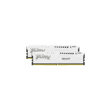 Kingston FURY DIMM 32 GB DDR5-5200 (2x 16 GB) Dual-Kit, Arbeitsspeicher(weiß, KF552C36BWEK2-32, Beast, INTEL XMP, AMD EXPO)