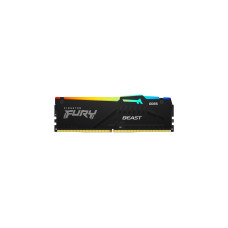 Kingston FURY DIMM 32 GB DDR5-5200, Arbeitsspeicher(schwarz, KF552C40BBA-32, Fury Beast RGB, INTEL XMP)