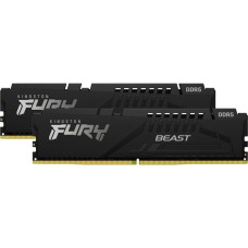 Kingston FURY DIMM 32 GB DDR5-6000 (2x 16 GB) Dual-Kit, Arbeitsspeicher(schwarz, KF560C40BBK2-32, FURY Beast, INTEL XMP)