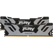 Kingston FURY DIMM 32 GB DDR5-6000 (2x 16 GB) Dual-Kit, Arbeitsspeicher(schwarz/silber, KF560C32RSK2-32, Fury Renegade Silver, INTEL XMP)