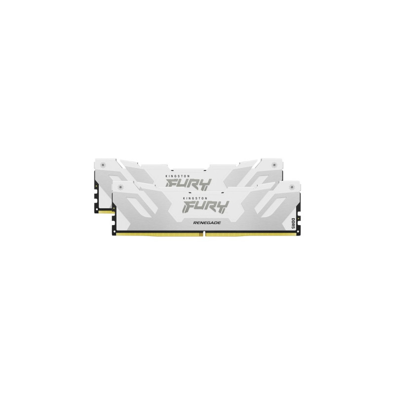 Kingston FURY DIMM 32 GB DDR5-6000 (2x 16 GB) Dual-Kit, Arbeitsspeicher(weiß, KF560C32RWK2-32, Renegade, INTEL XMP)