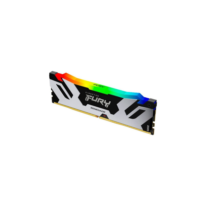Kingston FURY DIMM 32 GB DDR5-6000, Arbeitsspeicher(schwarz/silber, KF560C32RSA-32, Fury Renegade RGB, INTEL XMP)