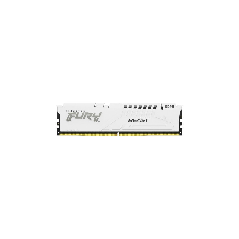 Kingston FURY DIMM 32 GB DDR5-6000, Arbeitsspeicher(weiß, KF560C40BW-32, Beast, INTEL XMP)