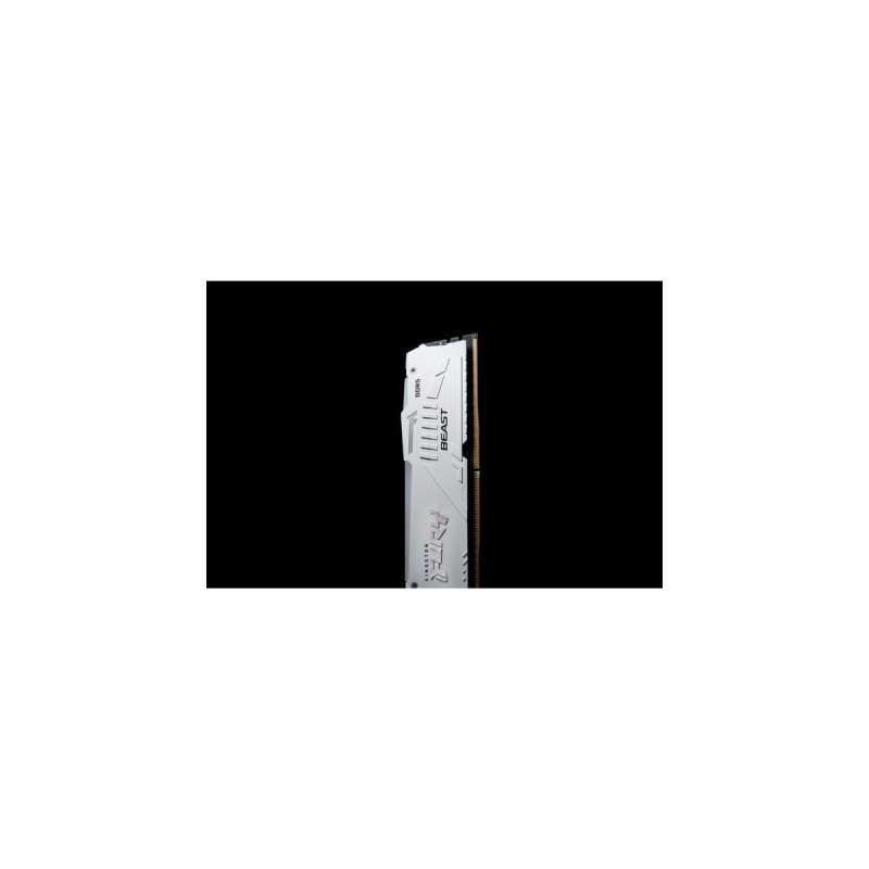 Kingston FURY DIMM 32 GB DDR5-6000, Arbeitsspeicher(weiß, KF560C40BWA-32, Beast RGB, INTEL XMP)