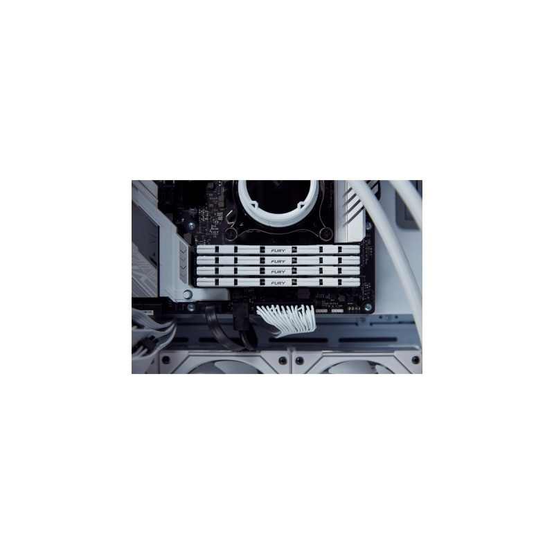 Kingston FURY DIMM 32 GB DDR5-6800 (2x 16 GB) Dual-Kit, Arbeitsspeicher(weiß, KF568C36RWK2-32, Renegade, INTEL XMP)