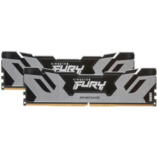 Kingston FURY DIMM 48 GB DDR5-7200 (2x 24 GB) Dual-Kit, Arbeitsspeicher(silber/schwarz, KF572C38RSK2-48, Renegade, INTEL XMP)