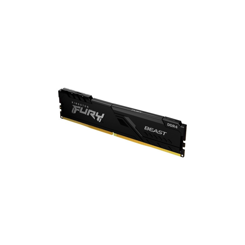 Kingston FURY DIMM 4 GB DDR3-1600, Arbeitsspeicher(schwarz, KF316C10BB/4, Beast)