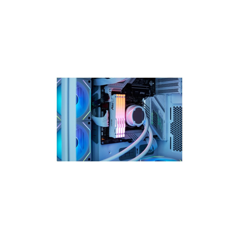 Kingston FURY DIMM 64 GB DDR5-5600 (2x 32 GB) Dual-Kit, Arbeitsspeicher(weiß, KF556C40BWAK2-64, Beast RGB, INTEL XMP)