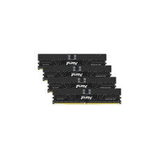 Kingston FURY DIMM 64 GB DDR5-5600 (4x 16 GB) Quad-Kit, Arbeitsspeicher(schwarz, KF556R36RBK4-64, Renegade PRO, INTEL XMP)