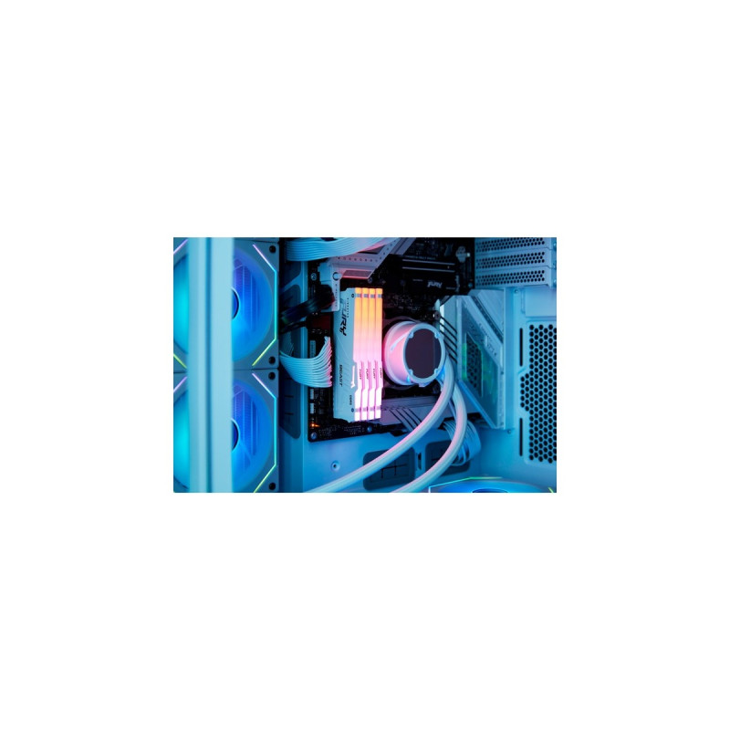 Kingston FURY DIMM 64 GB DDR5-6000 (2x 32 GB) Dual-Kit, Arbeitsspeicher(weiß, KF560C36BWEAK2-64, Beast RGB, INTEL XMP, AMD EXPO)