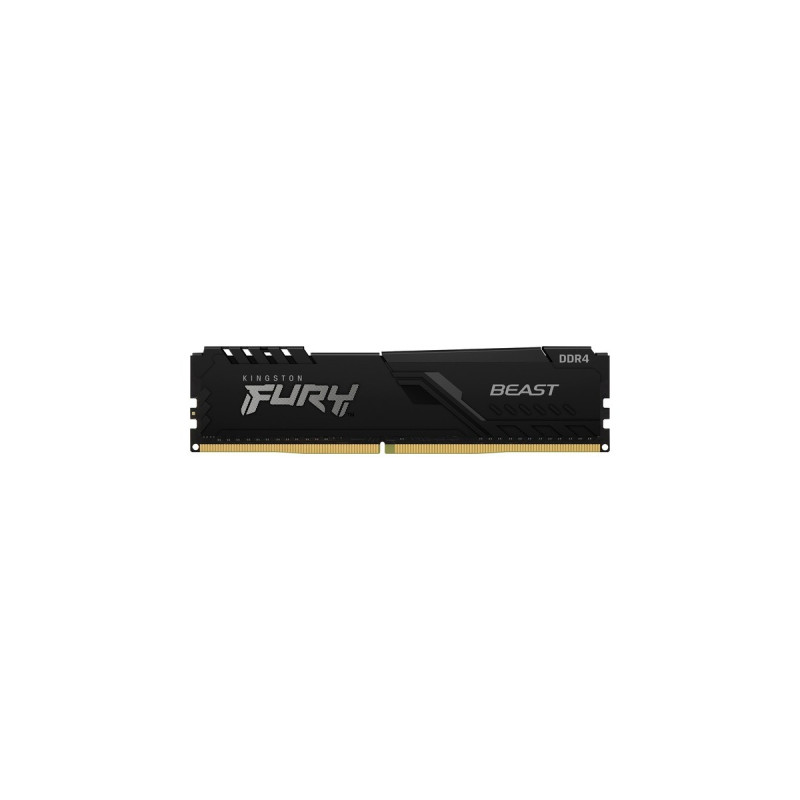 Kingston FURY DIMM 8 GB DDR4-2666, Arbeitsspeicher(schwarz, KF426C16BB/8, Beast, INTEL XMP)