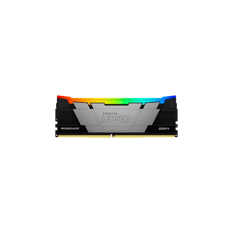 Kingston FURY DIMM 8 GB DDR4-3600 , Arbeitsspeicher(schwarz, KF436C16RB2A/8, Renegade RGB, INTEL XMP)