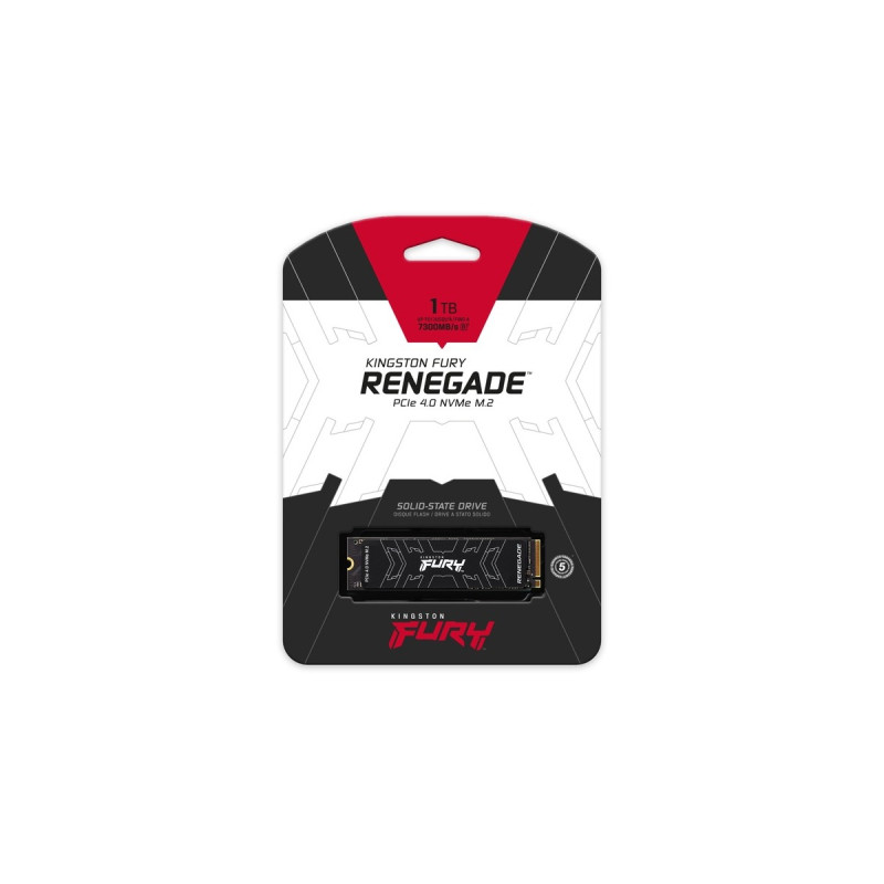 Kingston FURY Renegade 1 TB, SSD(schwarz, PCIe 4.0 x4, NVMe, M.2 2280)