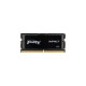 Kingston FURY SO-DIMM 16 GB DDR5-4800, Arbeitsspeicher(schwarz, KF548S38IB-16, Impact, INTEL XMP)