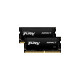 Kingston FURY SO-DIMM 32 GB DDR4-3200 (2x 16 GB) Dual-Kit, Arbeitsspeicher(schwarz, KF432S20IBK2/32, Impact, INTEL XMP)