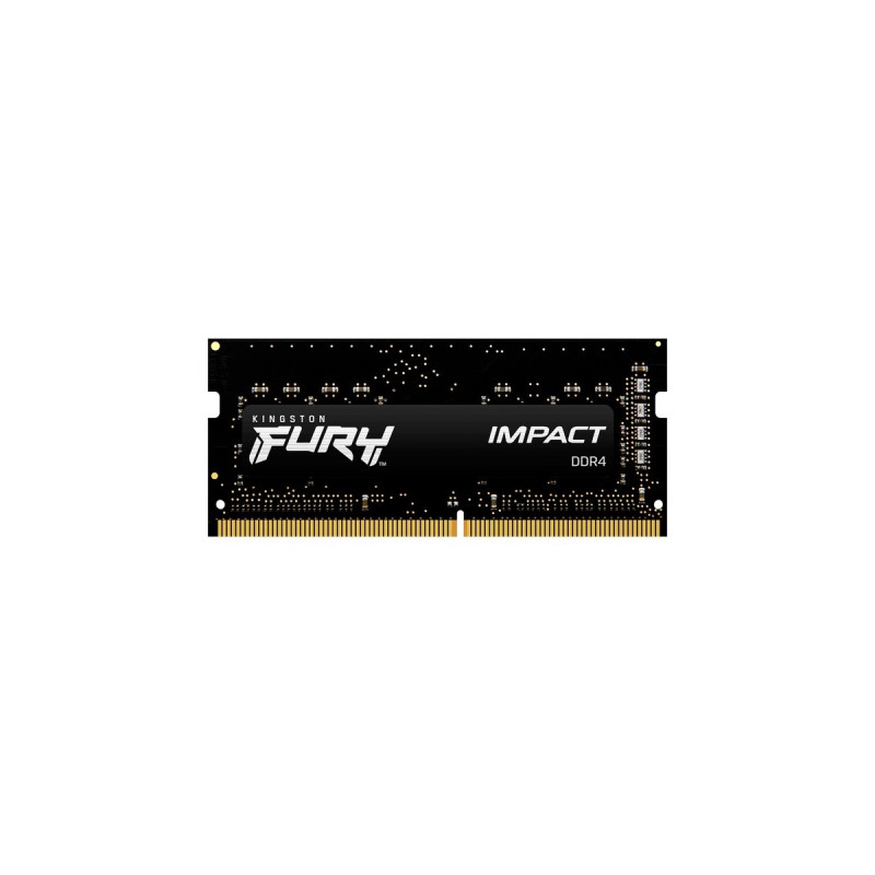 Kingston FURY SO-DIMM 4 GB DDR3-1866, Arbeitsspeicher(schwarz, KF318LS11IB/4, Impact)