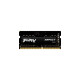Kingston FURY SO-DIMM 4 GB DDR3-1866, Arbeitsspeicher(schwarz, KF318LS11IB/4, Impact)