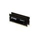 Kingston FURY SO-DIMM 64 GB DDR4-3200 (2x 32 GB) Dual-Kit, Arbeitsspeicher(schwarz, KF432S20IBK2/64, Impact, INTEL XMP)
