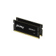 Kingston FURY SO-DIMM 64 GB DDR5-5600 (2x 32 GB) Dual-Kit, Arbeitsspeicher(schwarz, KF556S40IBK2-64, Impact)
