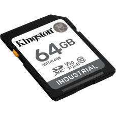 Kingston Industrial 64 GB SDXC, Speicherkarte(schwarz, UHS-I U3, Class 10, V30, A1)