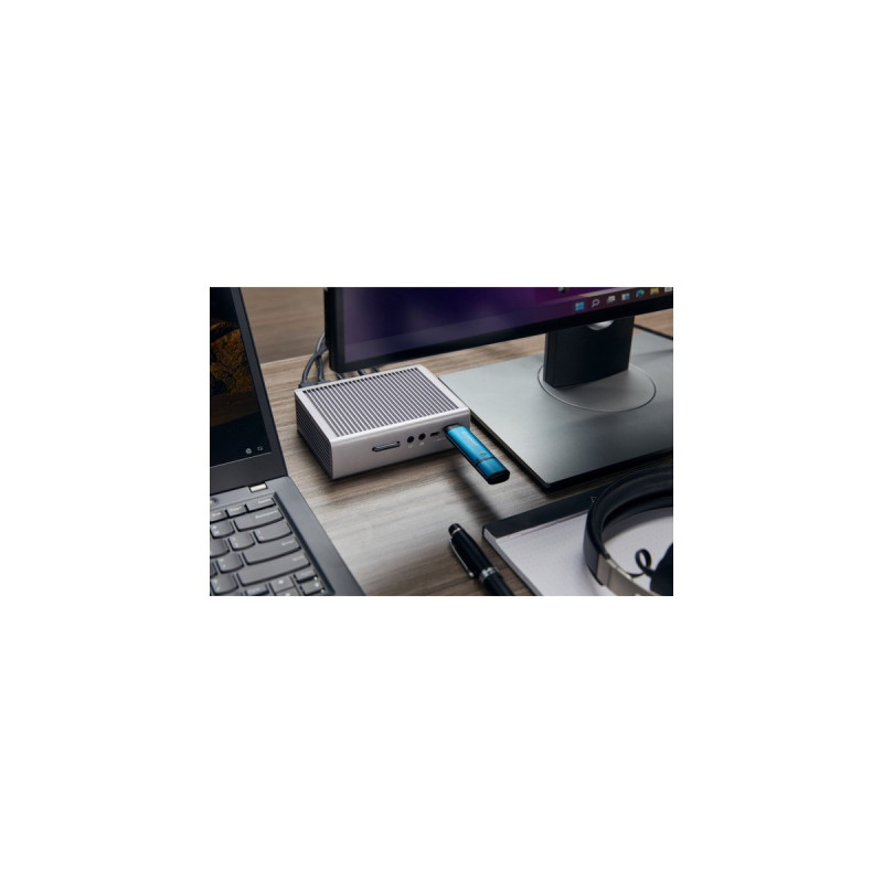 Kingston IronKey Vault Privacy 50 64 GB, USB-Stick(hellblau/schwarz, USB-A 3.2 Gen 1)