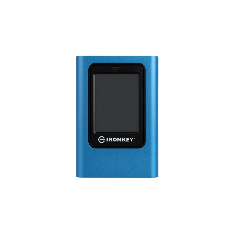 Kingston IronKey Vault Privacy 80 960 GB, Externe SSD(blau/schwarz, USB-C 3.2 Gen 1 (5 Gbit/s))