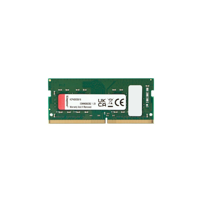 Kingston SO-DIMM 16 GB DDR4-2666, Arbeitsspeicher(grün, KCP426SS8/16)