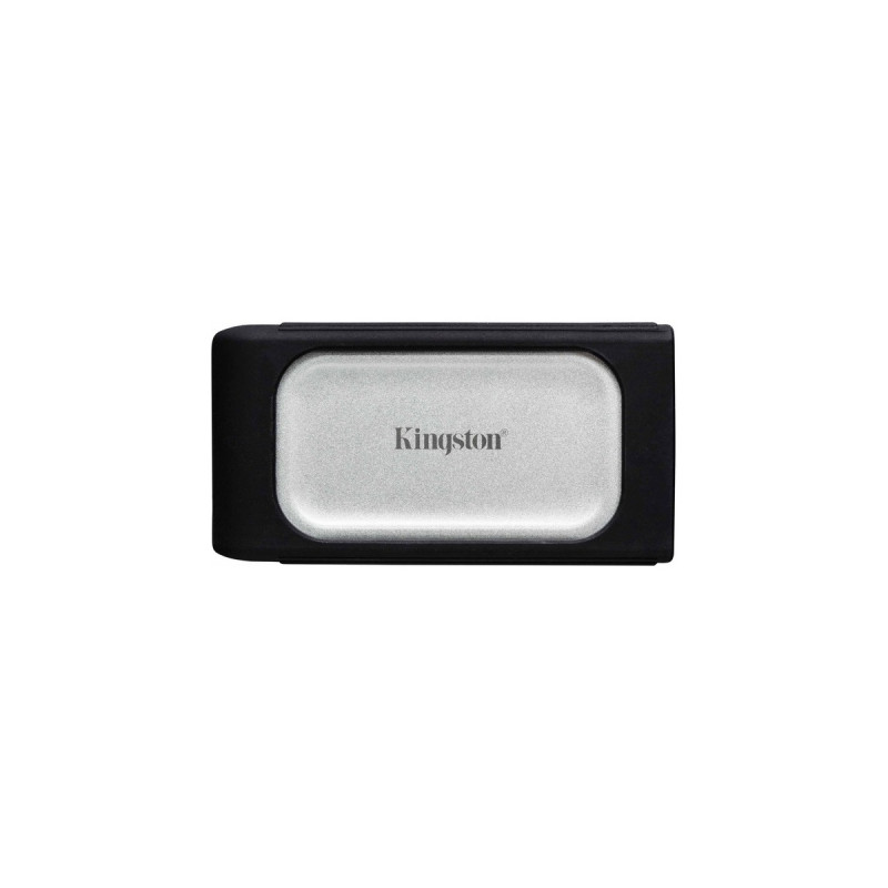 Kingston XS2000 Portable SSD 500 GB, Externe SSD(silber/schwarz, USB-C 3.2 Gen 2x2 (20 Gbit/s))