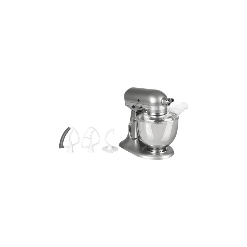 KitchenAid Artisan Küchenmaschine 5KSM175PSECU(silber, 300 Watt)