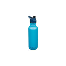 Klean Kanteen Trinkflasche Classic 800ml(hellblau, mit schwarzem SPORT CAP)