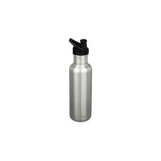 Klean Kanteen Trinkflasche Classic 800ml(edelstahl (gebürstet), mit SPORT CAP)