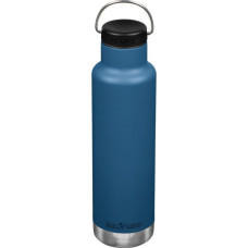 Klean Kanteen Trinkflasche Classic VI vakuumisoliert, 592ml(dunkelblau, mit schwarzer Loop Cap)